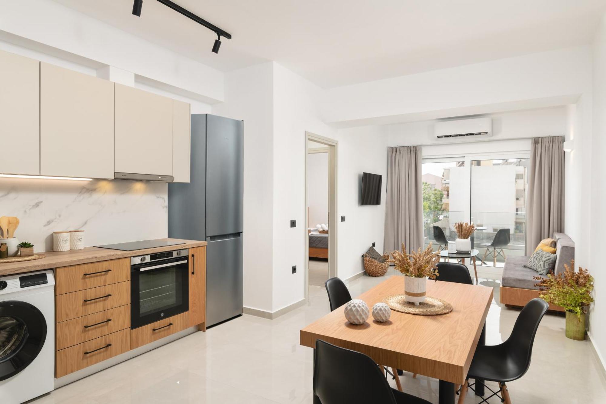 Elia City Apartments Chrissi Akti Chania Exterior foto